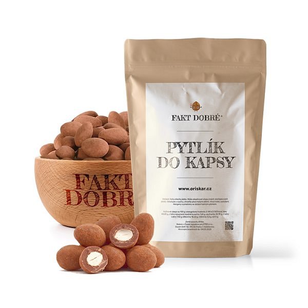 FAKT DOBRÉ Mandle v čokoládě se skořicí 50 g