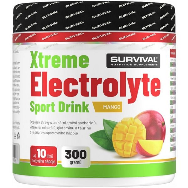 Survival Xtreme Electrolyte Sport Drink - 300 g, citron