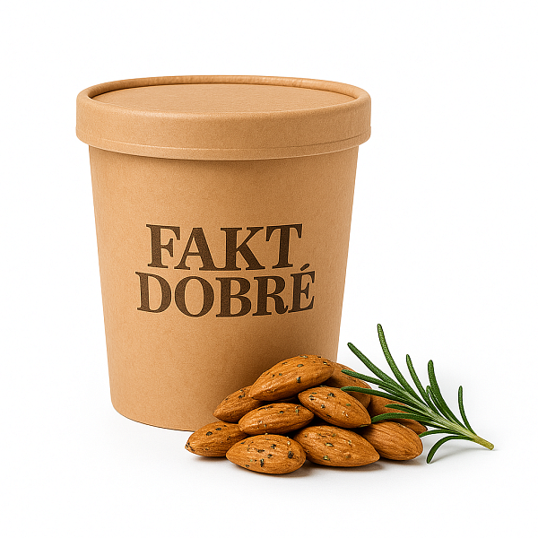 FAKT DOBRÉ kelímek Mandle rozmarýn, česnek a chilli 100 g