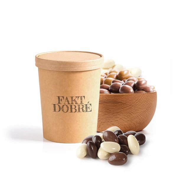 FAKT DOBRÉ kelímek Mandle TŘÍBAREVNÉ 100 g