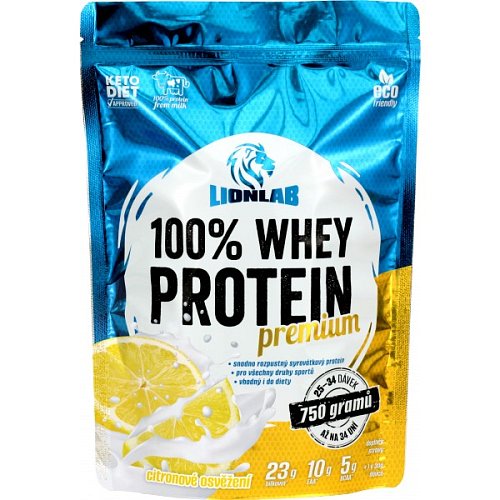 100 % Whey Protein - 750 g, citronové osvěžení