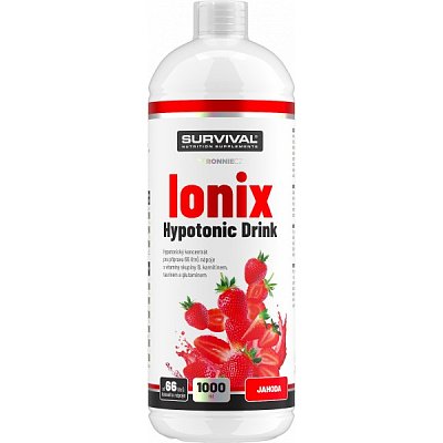Ionix Hypotonic Drink - 1000 ml, jahoda