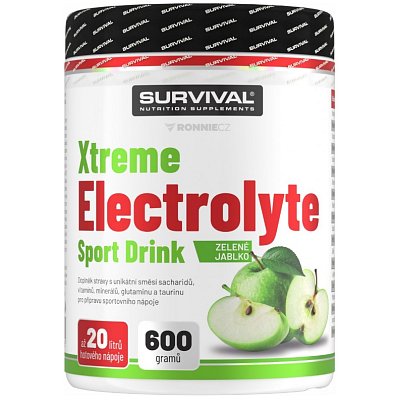 Xtreme Electrolyte Sport Drink - 600 g, zelené jablko