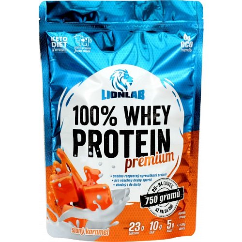 100 % Whey Protein - 750 g, slaný karamel