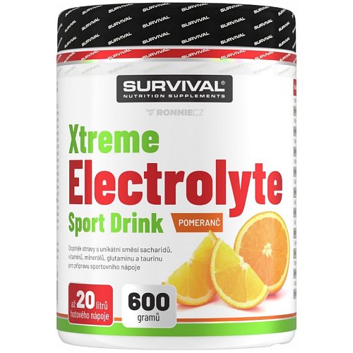 Xtreme Electrolyte Sport Drink - 600 g, pomeranč