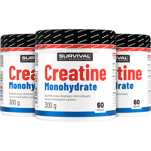 Survival Creatine Monohydrate - akce 2+1 zdarma