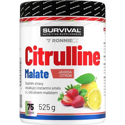 Citrulline Malate - 525 g, jahoda-citron