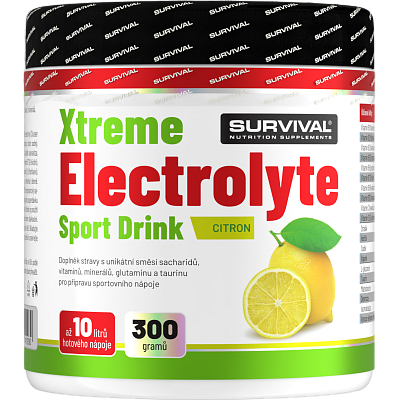 Survival Xtreme Electrolyte Sport Drink - 300 g, citron