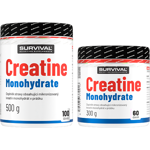Survival Creatine Monohydrate - akce 500 g + 300 g zdarma