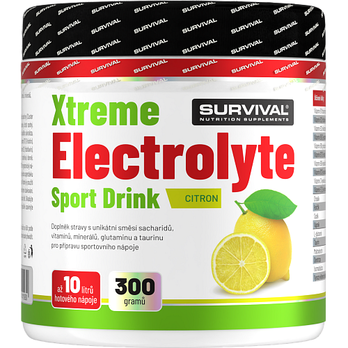 Survival Xtreme Electrolyte Sport Drink - 300 g, citron
