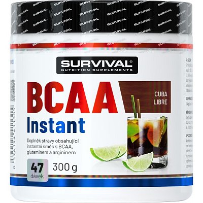 BCAA Instant - 300 g, cola-citron (cuba libre)