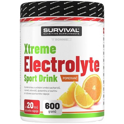 Xtreme Electrolyte Sport Drink - 600 g, pomeranč