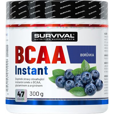 BCAA Instant - 300 g, borůvka