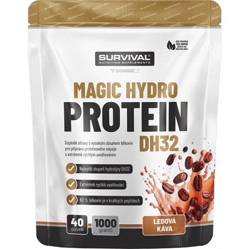 Magic Hydro Protein DH32 - 1000 g, ledová káva