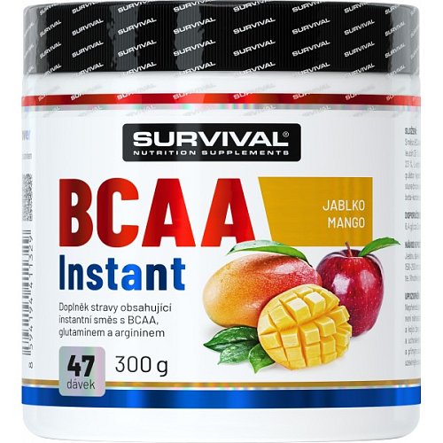 BCAA Instant - 300 g, jablko-mango