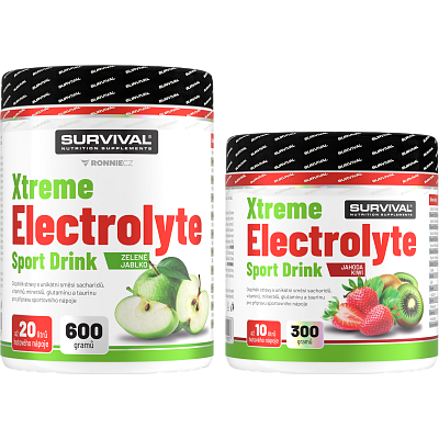 Survival Xtreme Electrolyte Sport Drink - akce 600 g + 300 g