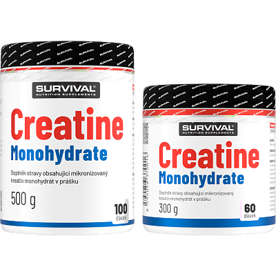 Survival Creatine Monohydrate - akce 500 g + 300 g zdarma