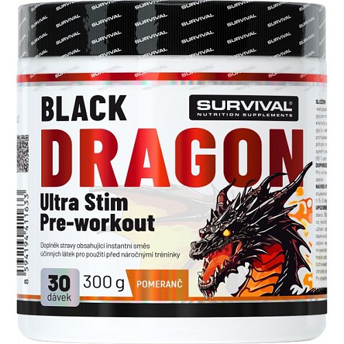 Black Dragon Ultra Stim Pre-workout - 300 g, cola-citron (cuba libre)