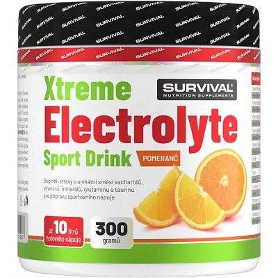 Xtreme Electrolyte Sport Drink - 300 g, pomeranč