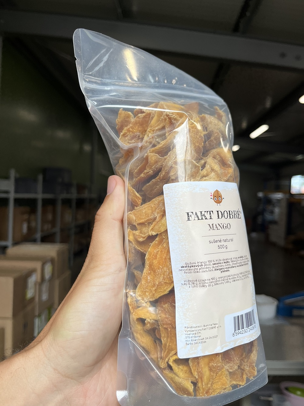 Sušené mango natural 200 g