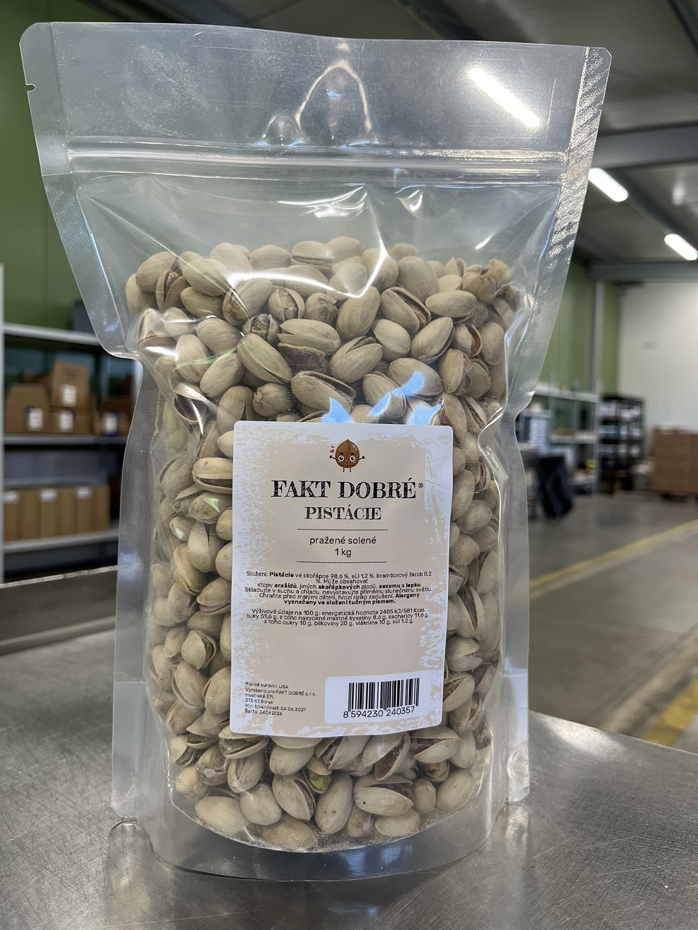 Pistácie JUMBO pražené solené 200 g