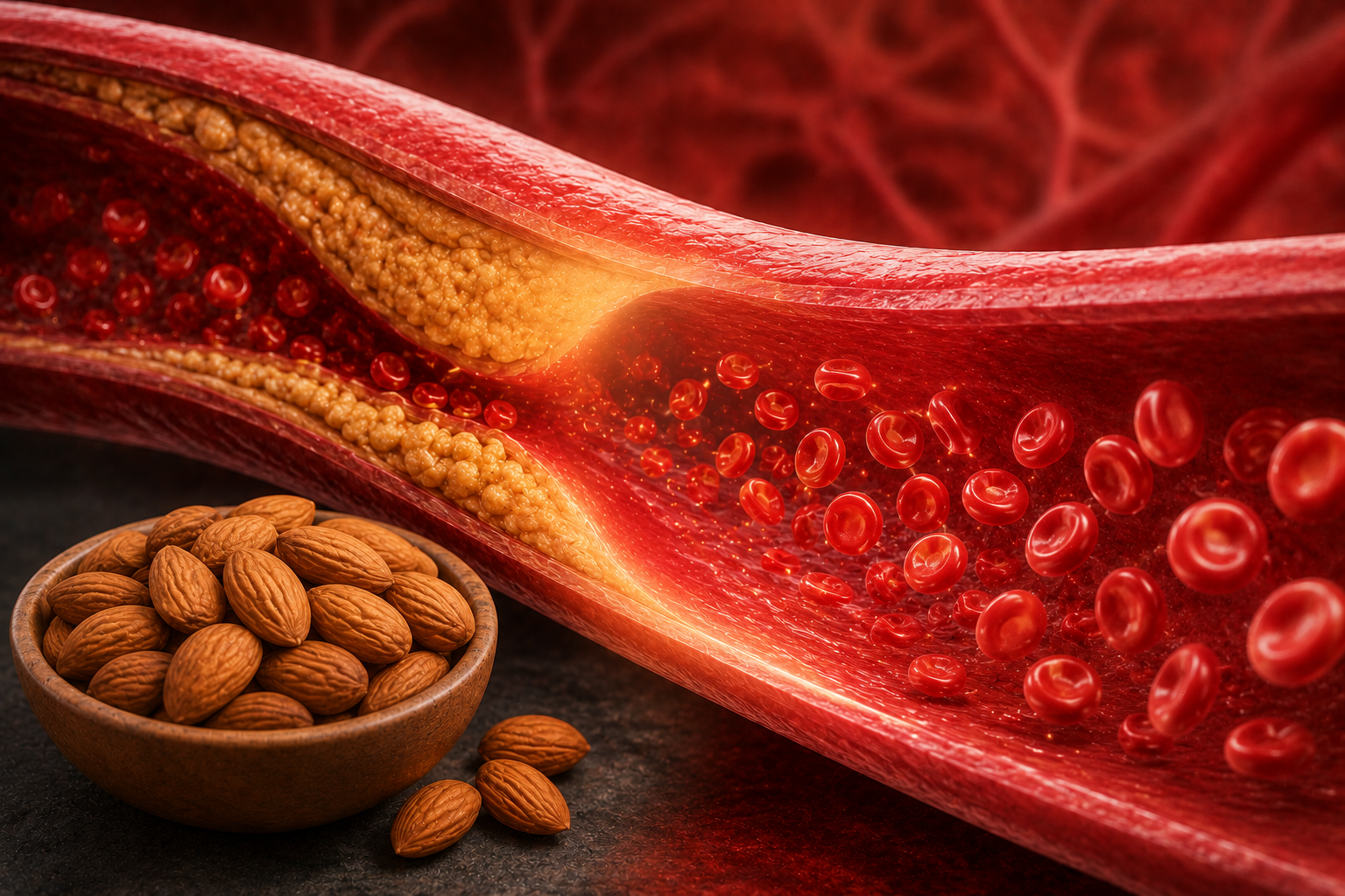 Mandle a cholesterol: jak hrst denně zachrání vaše cévy